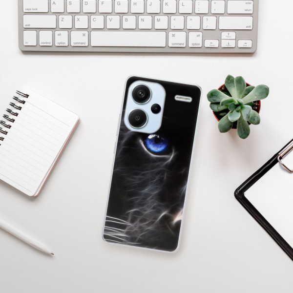 Silikonové pouzdro iSaprio - Xiaomi Redmi Note 13 Pro Plus 5G - Black Puma