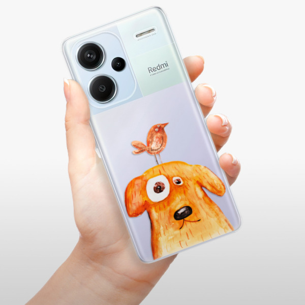 Silikonové pouzdro iSaprio - Xiaomi Redmi Note 13 Pro Plus 5G - Dog And Bird