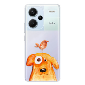 Silikonové pouzdro iSaprio - Xiaomi Redmi Note 13 Pro Plus 5G - Dog And Bird