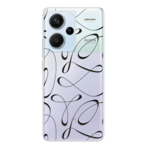Silikonové pouzdro iSaprio - Xiaomi Redmi Note 13 Pro Plus 5G - Fancy black
