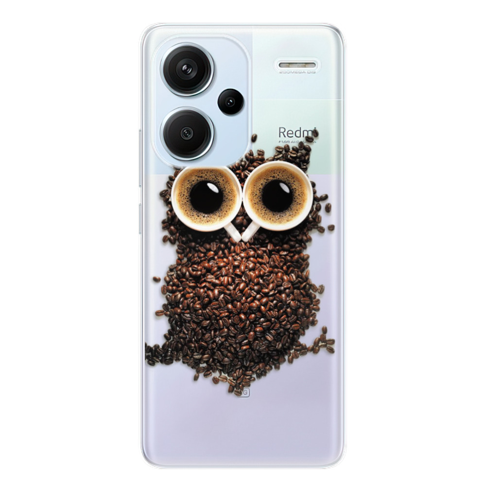 Odolné silikonové pouzdro iSaprio - Owl And Coffee - Xiaomi Redmi Note 13 Pro+ 5G