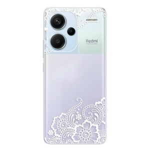 Silikonové pouzdro iSaprio - Xiaomi Redmi Note 13 Pro Plus 5G - White Lace 02