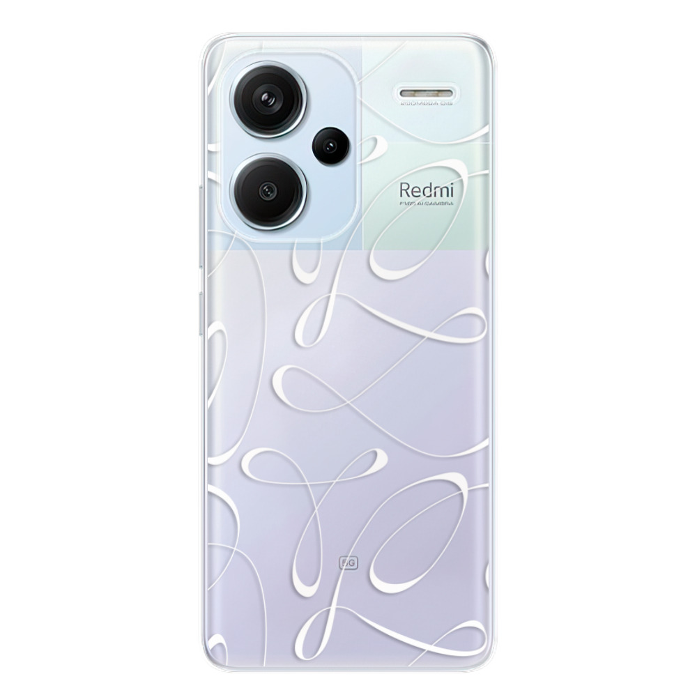 Odolné silikonové pouzdro iSaprio - Fancy - white - Xiaomi Redmi Note 13 Pro+ 5G
