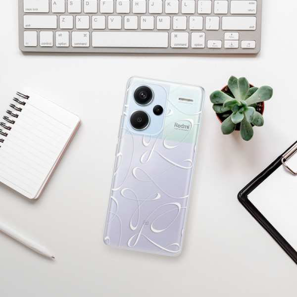 Silikonové pouzdro iSaprio - Xiaomi Redmi Note 13 Pro Plus 5G - Fancy white