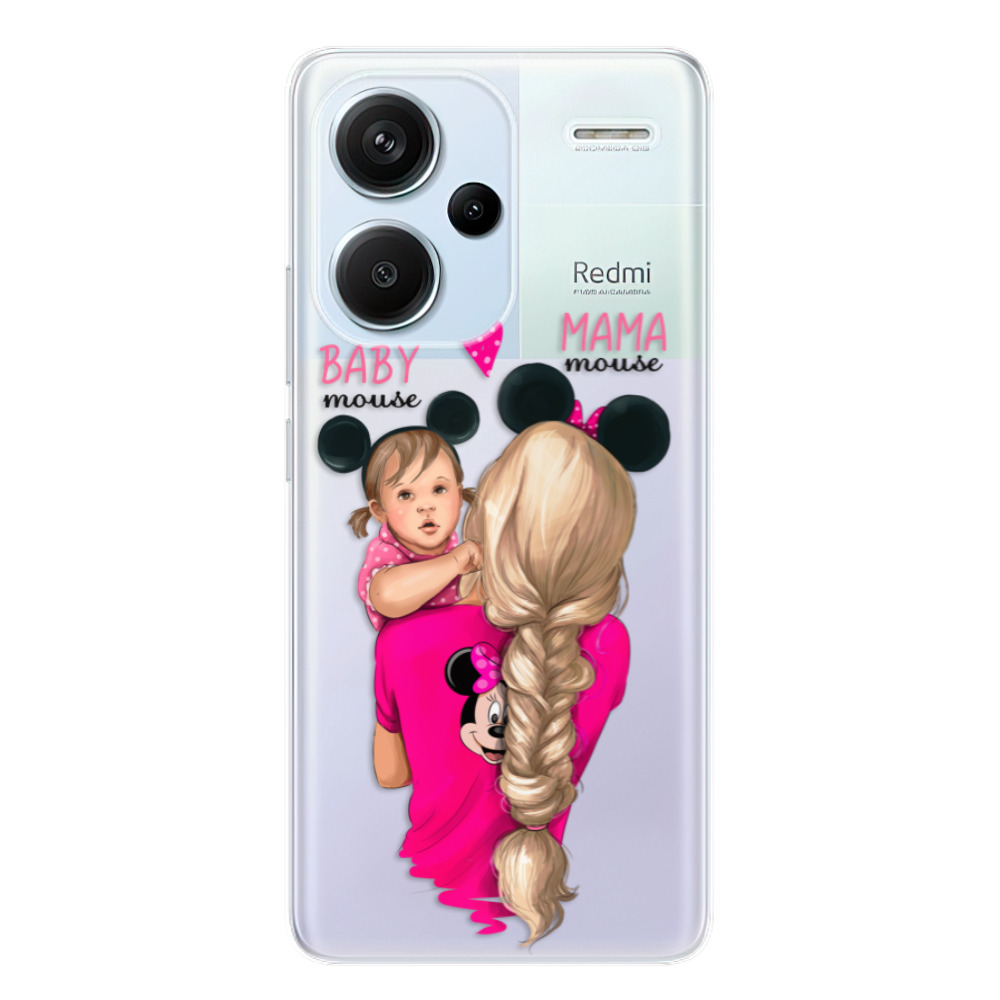Odolné silikonové pouzdro iSaprio - Mama Mouse Blond and Girl - Xiaomi Redmi Note 13 Pro+ 5G