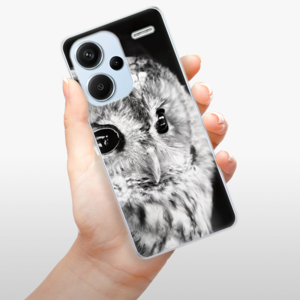 Silikonové pouzdro iSaprio - Xiaomi Redmi Note 13 Pro Plus 5G - BW Owl