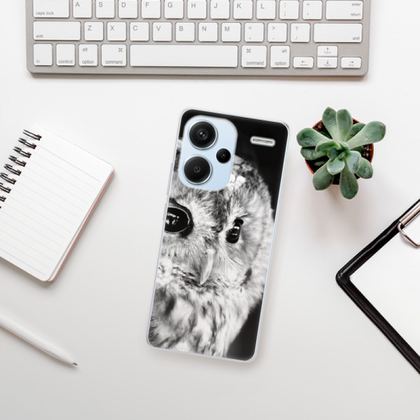 Silikonové pouzdro iSaprio - Xiaomi Redmi Note 13 Pro Plus 5G - BW Owl