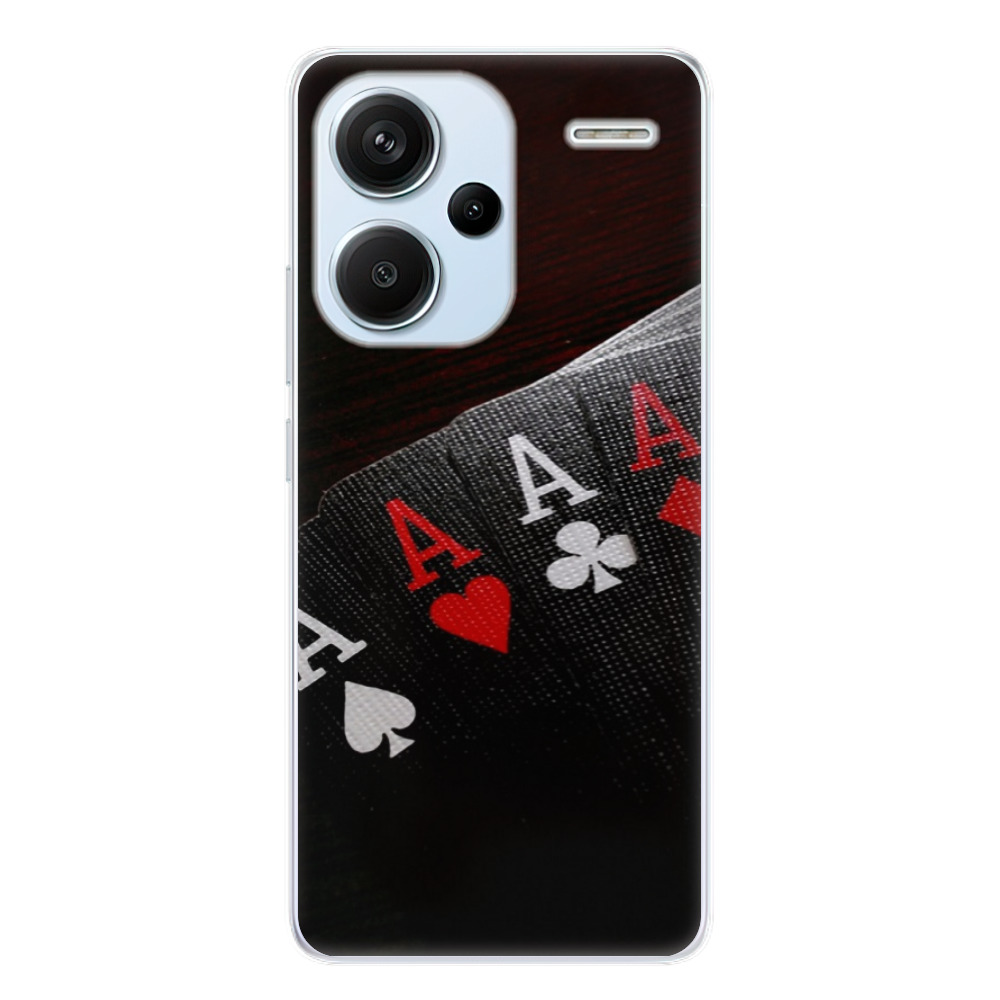 Odolné silikonové pouzdro iSaprio - Poker - Xiaomi Redmi Note 13 Pro+ 5G