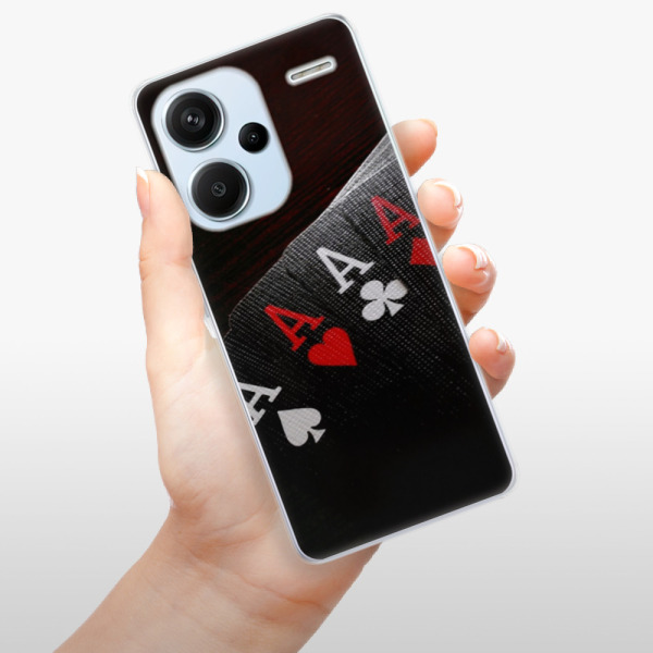 Silikonové pouzdro iSaprio - Xiaomi Redmi Note 13 Pro Plus 5G - Poker