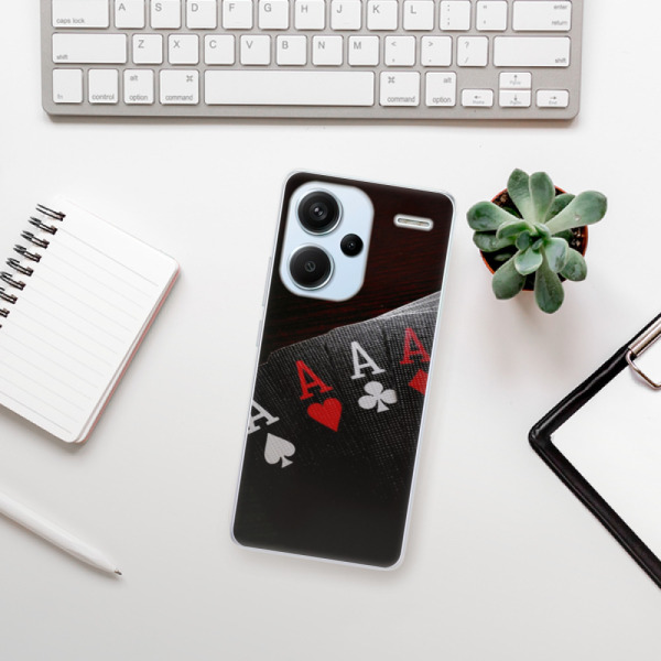 Silikonové pouzdro iSaprio - Xiaomi Redmi Note 13 Pro Plus 5G - Poker