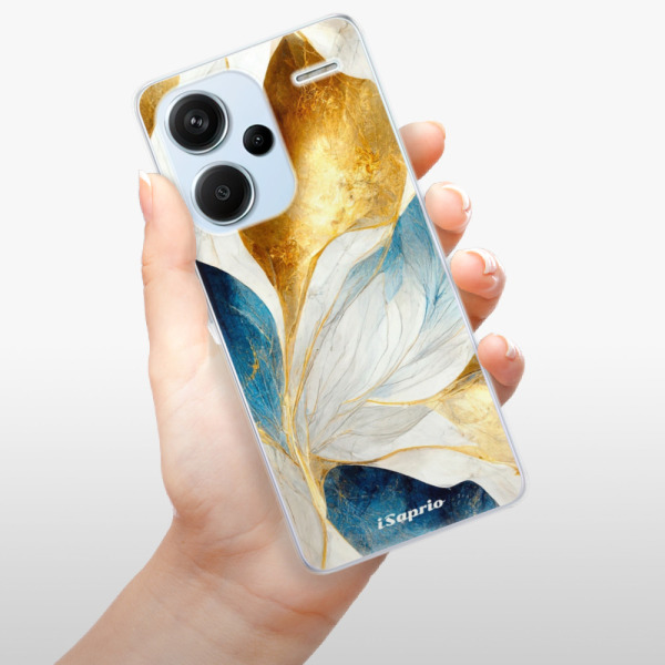 Silikonové pouzdro iSaprio - Xiaomi Redmi Note 13 Pro Plus 5G - Blue Leaves