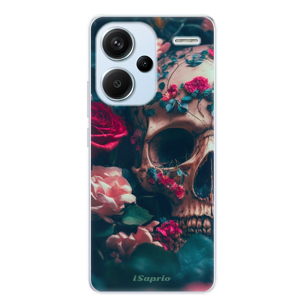 Odolné silikonové pouzdro iSaprio - Skull in Roses - Xiaomi Redmi Note 13 Pro+ 5G