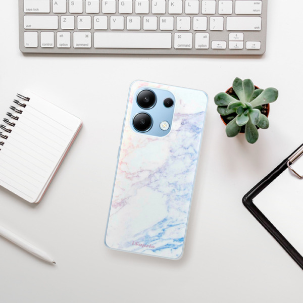 Silikonové pouzdro iSaprio - Xiaomi Redmi Note 13 4G - Raibow Marble 10