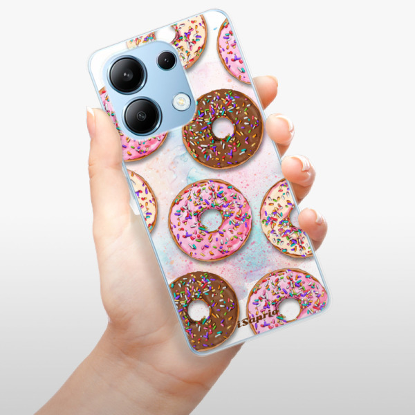 Silikonové pouzdro iSaprio - Xiaomi Redmi Note 13 4G - Donuts 11