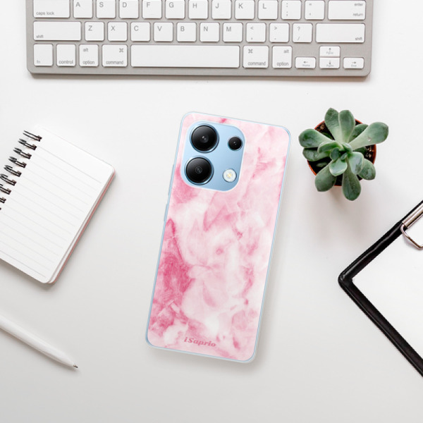 Silikonové pouzdro iSaprio - Xiaomi Redmi Note 13 4G - RoseMarble 16