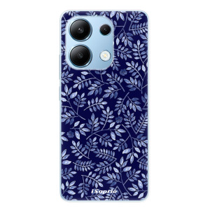 Silikonové pouzdro iSaprio - Xiaomi Redmi Note 13 4G - Blue Leaves 05 - VÝPRODEJ