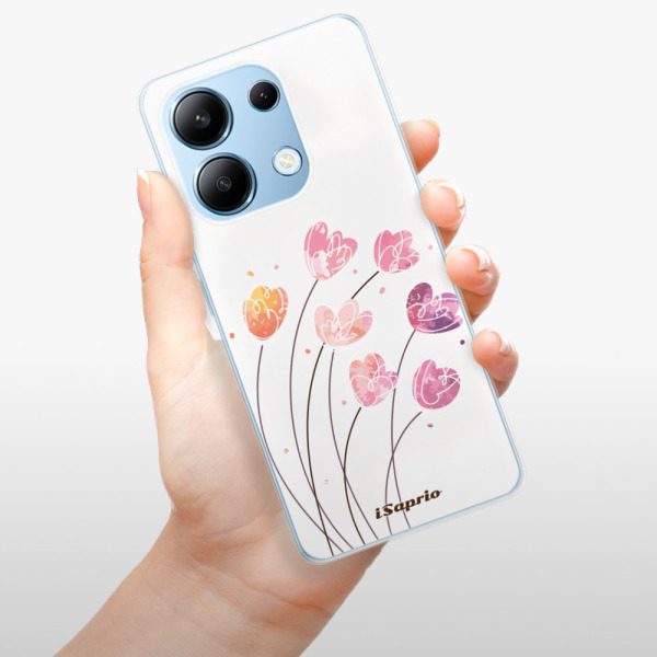 Silikonové pouzdro iSaprio - Xiaomi Redmi Note 13 4G - Flowers 14