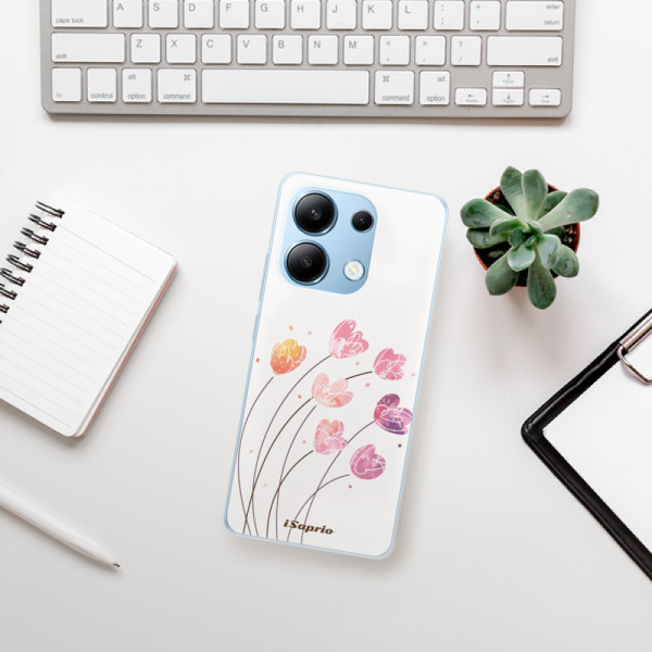 Silikonové pouzdro iSaprio - Xiaomi Redmi Note 13 4G - Flowers 14