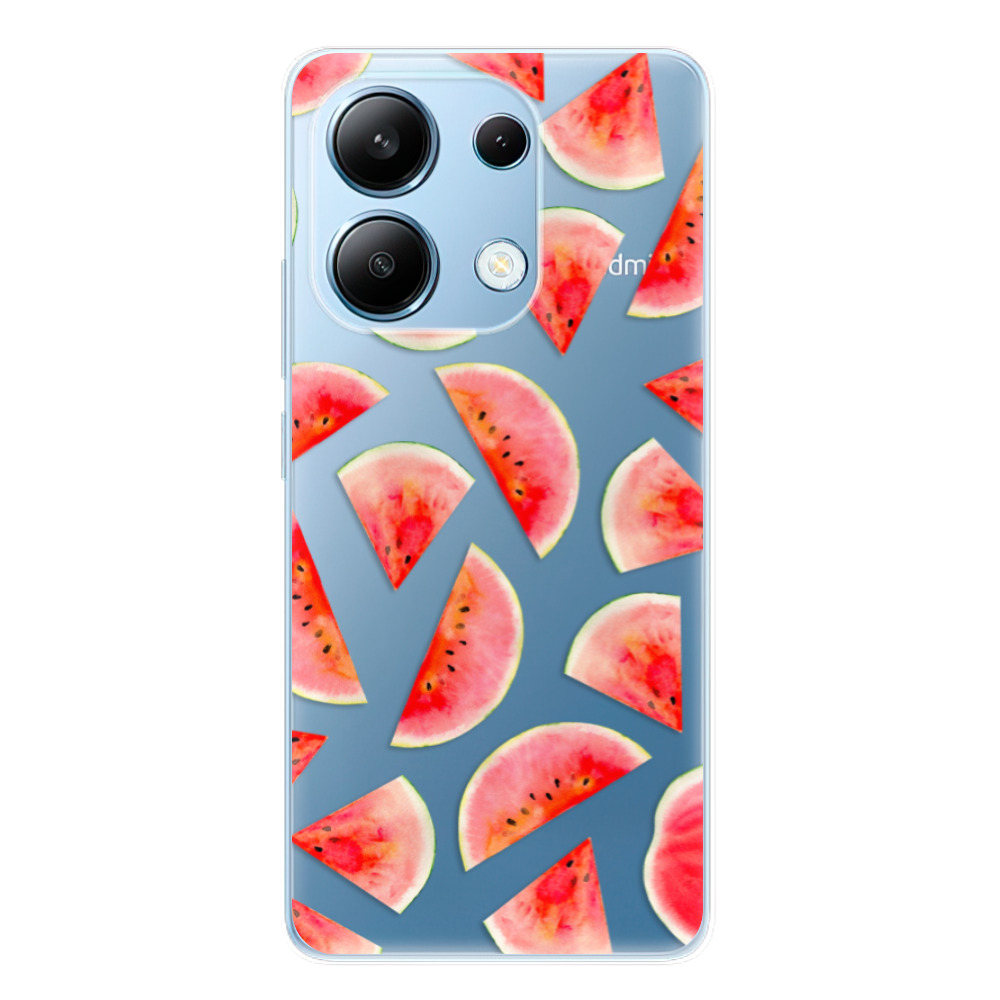 Odolné silikonové pouzdro iSaprio - Melon Pattern 02 - Xiaomi Redmi Note 13