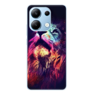 Silikonové pouzdro iSaprio - Xiaomi Redmi Note 13 4G - Lion in Colors