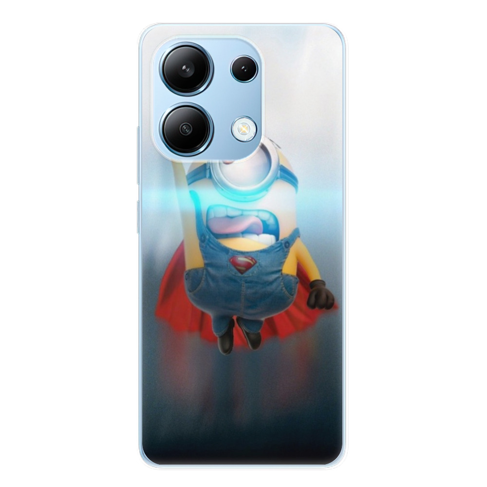Silikonové odolné pouzdro iSaprio - Mimons Superman 02 - Xiaomi Redmi Note 13 4G (Odolný silikonový kryt, obal, pouzdro iSaprio Mimons Superman 02 na mobilní telefon Xiaomi Redmi Note 13 4G)