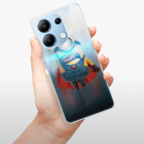 Silikonové pouzdro iSaprio - Xiaomi Redmi Note 13 4G - Mimons Superman 02