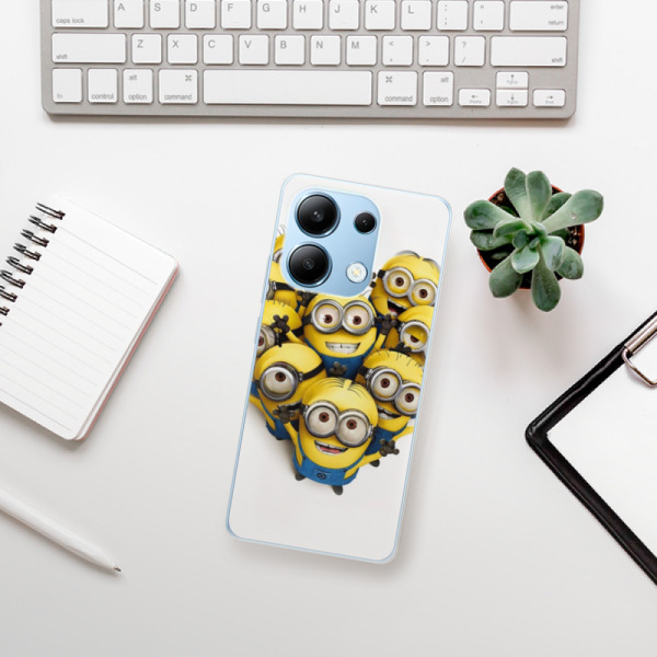 Silikonové pouzdro iSaprio - Xiaomi Redmi Note 13 4G - Mimons 01