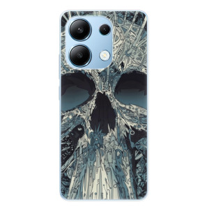 Silikonové pouzdro iSaprio - Xiaomi Redmi Note 13 4G - Abstract Skull