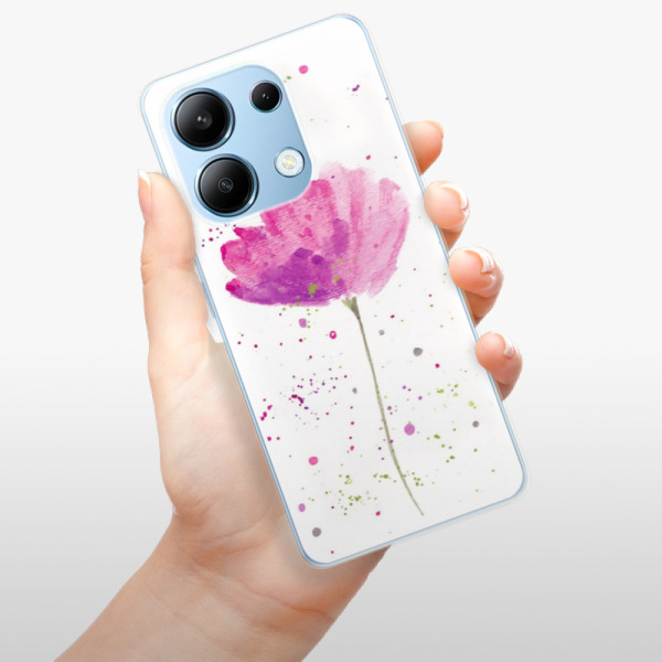 Silikonové pouzdro iSaprio - Xiaomi Redmi Note 13 4G - Poppies