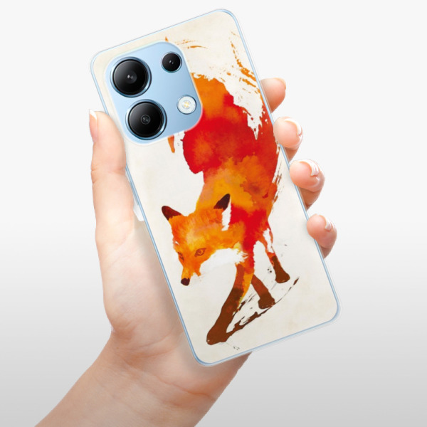 Silikonové pouzdro iSaprio - Xiaomi Redmi Note 13 4G - Fast Fox