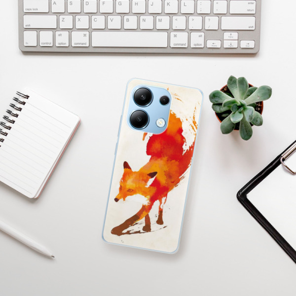 Silikonové pouzdro iSaprio - Xiaomi Redmi Note 13 4G - Fast Fox
