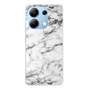 Silikonové pouzdro iSaprio - Xiaomi Redmi Note 13 4G - White Marble 01