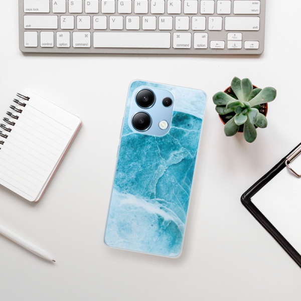 Silikonové pouzdro iSaprio - Xiaomi Redmi Note 13 4G - Blue Marble