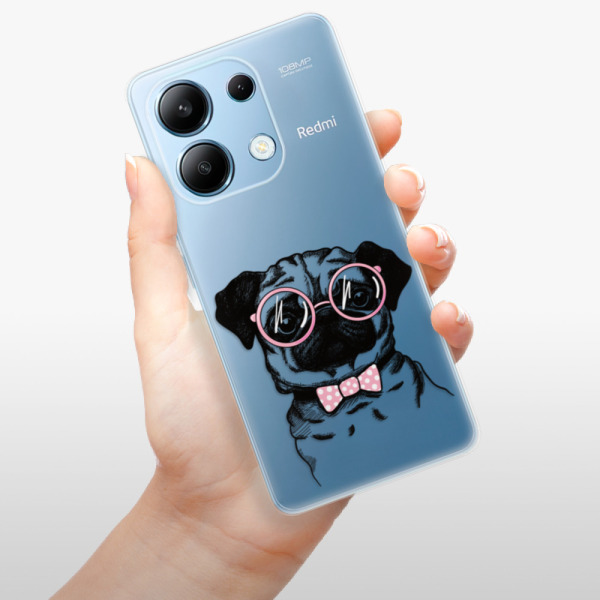 Silikonové pouzdro iSaprio - Xiaomi Redmi Note 13 4G - The Pug