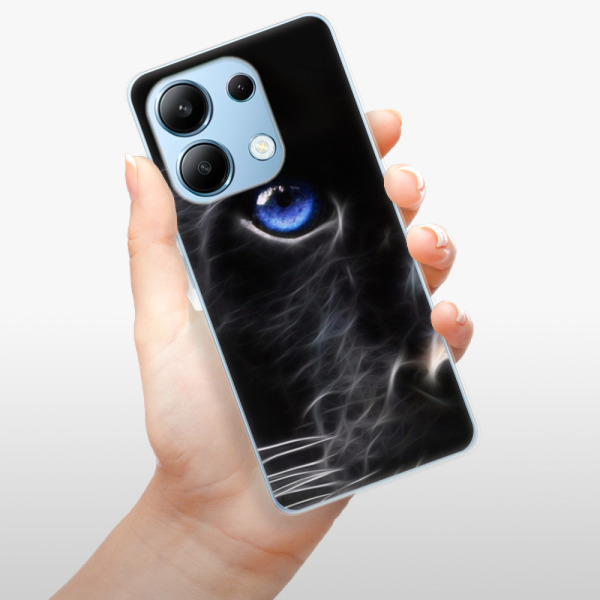 Silikonové pouzdro iSaprio - Xiaomi Redmi Note 13 4G - Black Puma