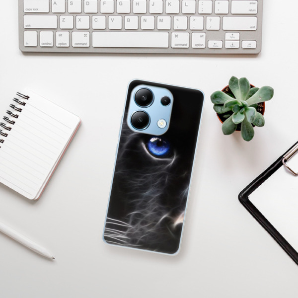 Silikonové pouzdro iSaprio - Xiaomi Redmi Note 13 4G - Black Puma