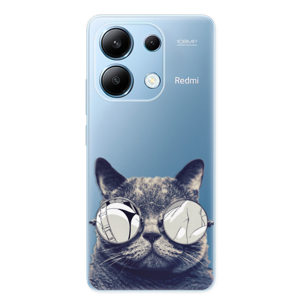 Odolné silikonové pouzdro iSaprio - Crazy Cat 01 - Xiaomi Redmi Note 13