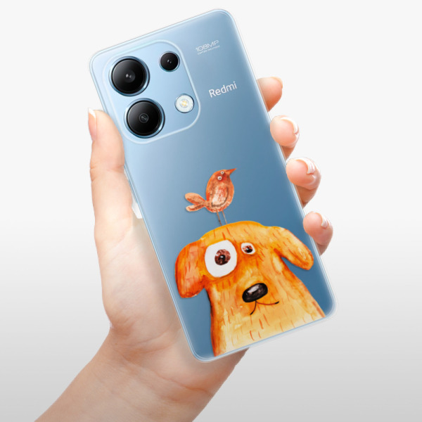 Silikonové pouzdro iSaprio - Xiaomi Redmi Note 13 4G - Dog And Bird