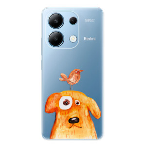 Silikonové pouzdro iSaprio - Xiaomi Redmi Note 13 4G - Dog And Bird