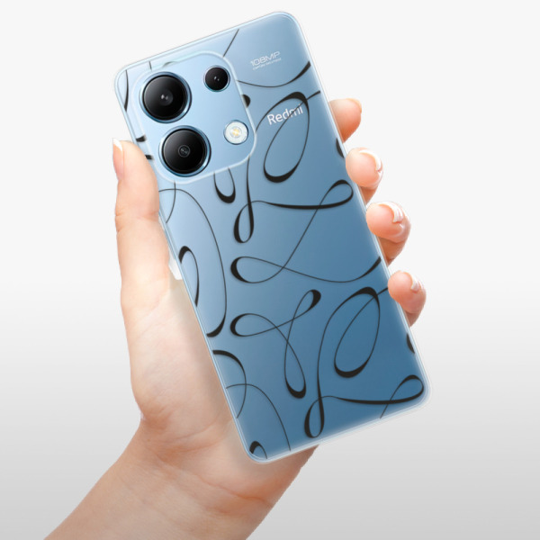 Silikonové pouzdro iSaprio - Xiaomi Redmi Note 13 4G - Fancy black