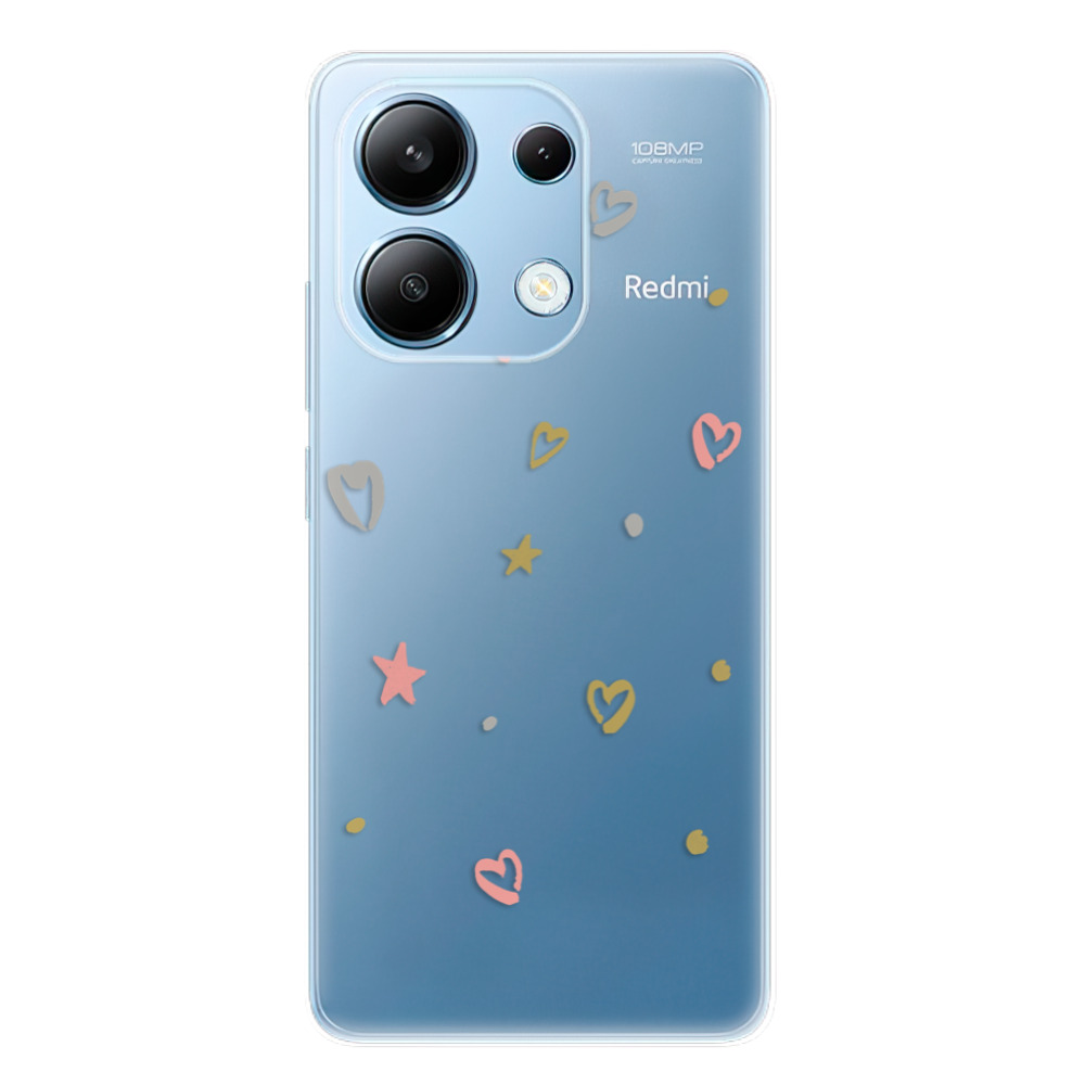 Silikonové odolné pouzdro iSaprio - Lovely Pattern - Xiaomi Redmi Note 13 4G (Odolný silikonový kryt, obal, pouzdro iSaprio Lovely Pattern na mobilní telefon Xiaomi Redmi Note 13 4G)