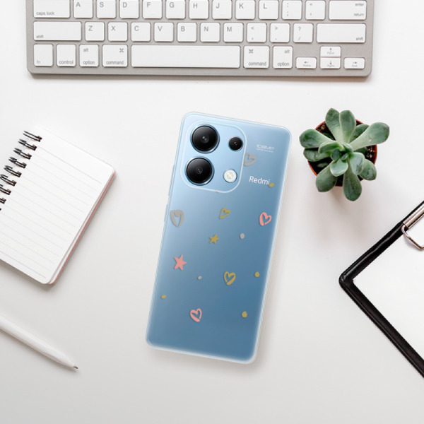 Silikonové pouzdro iSaprio - Xiaomi Redmi Note 13 4G - Lovely Pattern