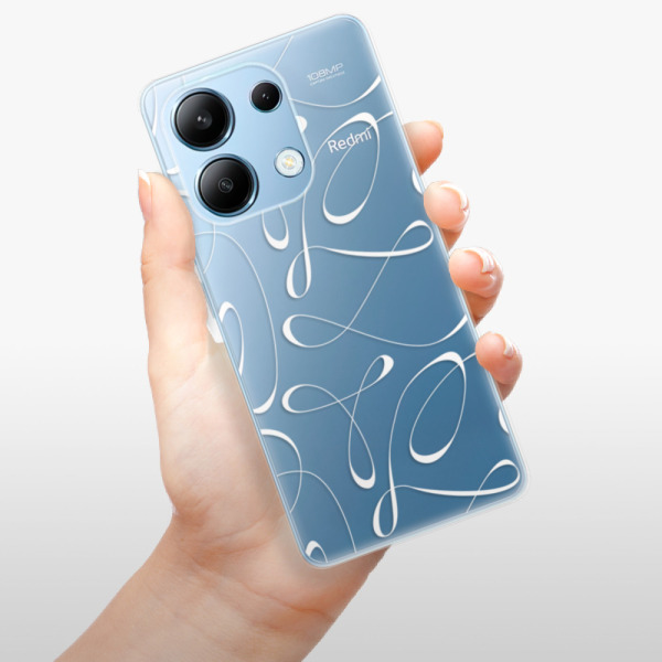 Silikonové pouzdro iSaprio - Xiaomi Redmi Note 13 4G - Fancy white