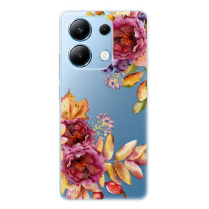 Silikonové pouzdro iSaprio - Xiaomi Redmi Note 13 4G - Fall Flowers