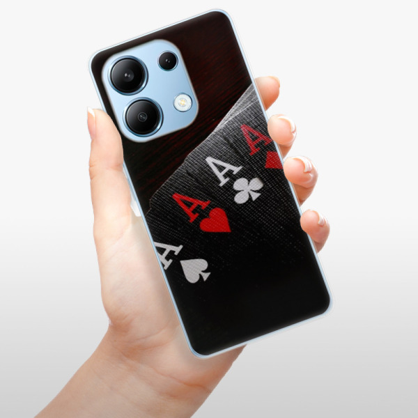 Silikonové pouzdro iSaprio - Xiaomi Redmi Note 13 4G - Poker