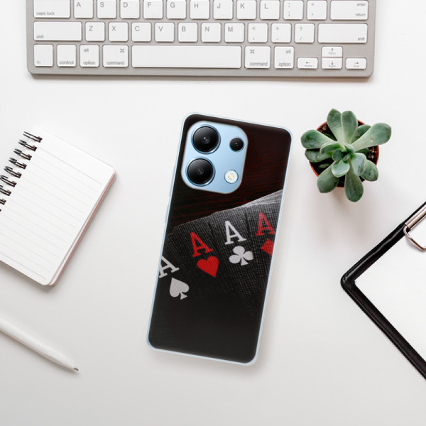 Silikonové pouzdro iSaprio - Xiaomi Redmi Note 13 4G - Poker