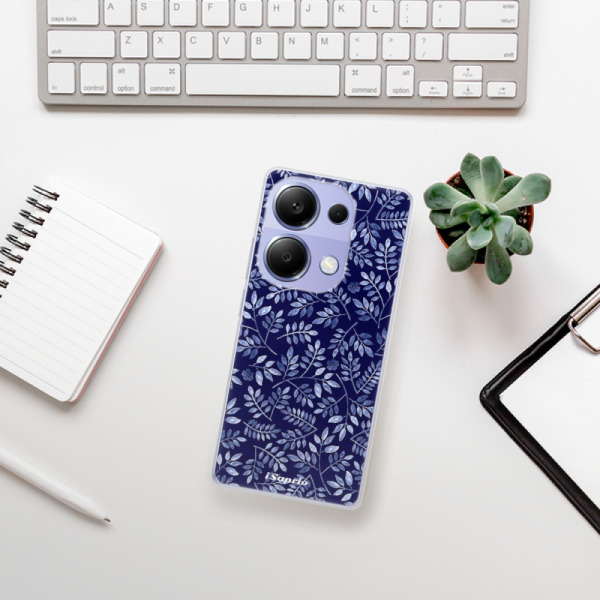 Silikonové pouzdro iSaprio - Xiaomi Redmi Note 13 Pro 4G / Poco M6 Pro 4G - Blue Leaves 05
