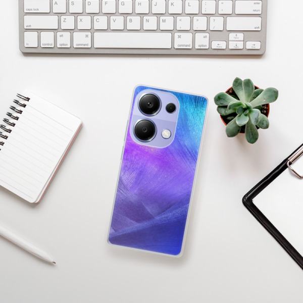 Silikonové pouzdro iSaprio - Xiaomi Redmi Note 13 Pro 4G / Poco M6 Pro 4G - Purple Feathers