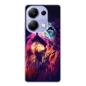 Silikonové pouzdro iSaprio - Xiaomi Redmi Note 13 Pro 4G / Poco M6 Pro 4G - Lion in Colors