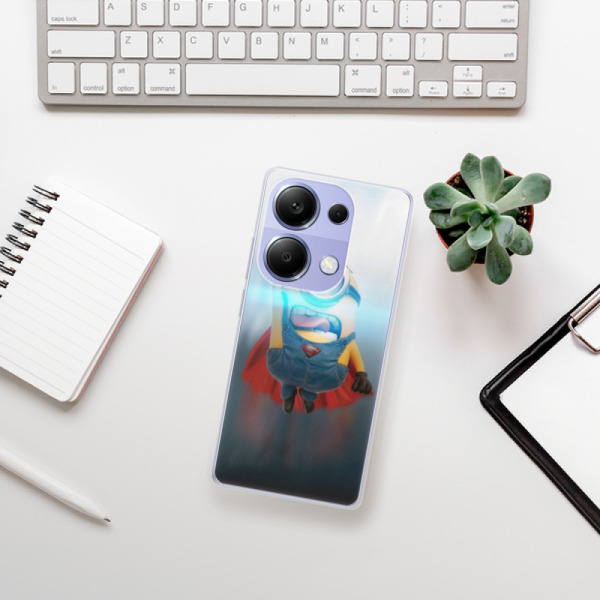 Silikonové pouzdro iSaprio - Xiaomi Redmi Note 13 Pro 4G / Poco M6 Pro 4G - Mimons Superman 02